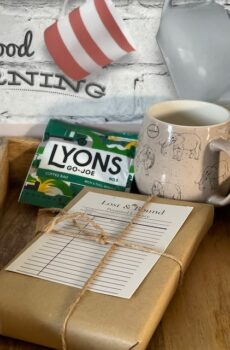 Mystery book and hot drink