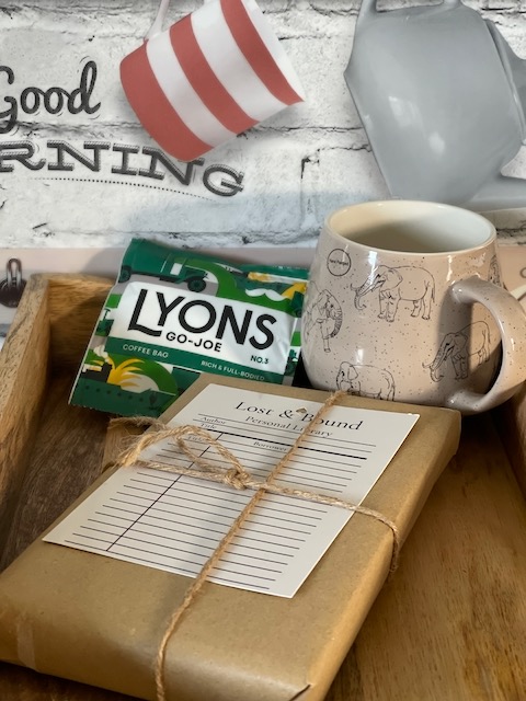 Mystery book and hot drink