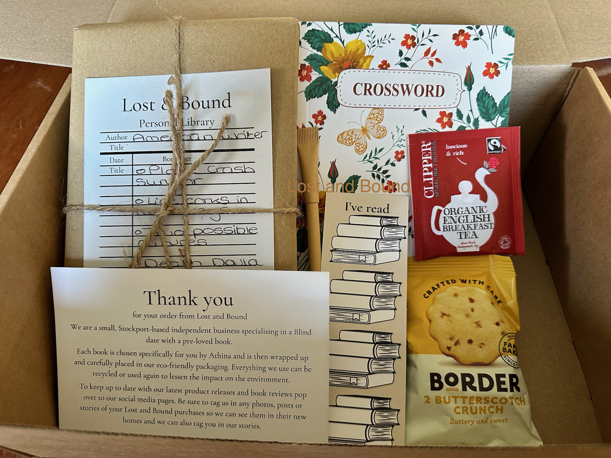 Blind date with a book puzzle box