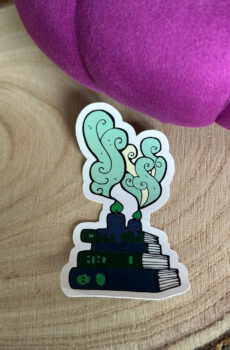 Poison Book Book Sticker