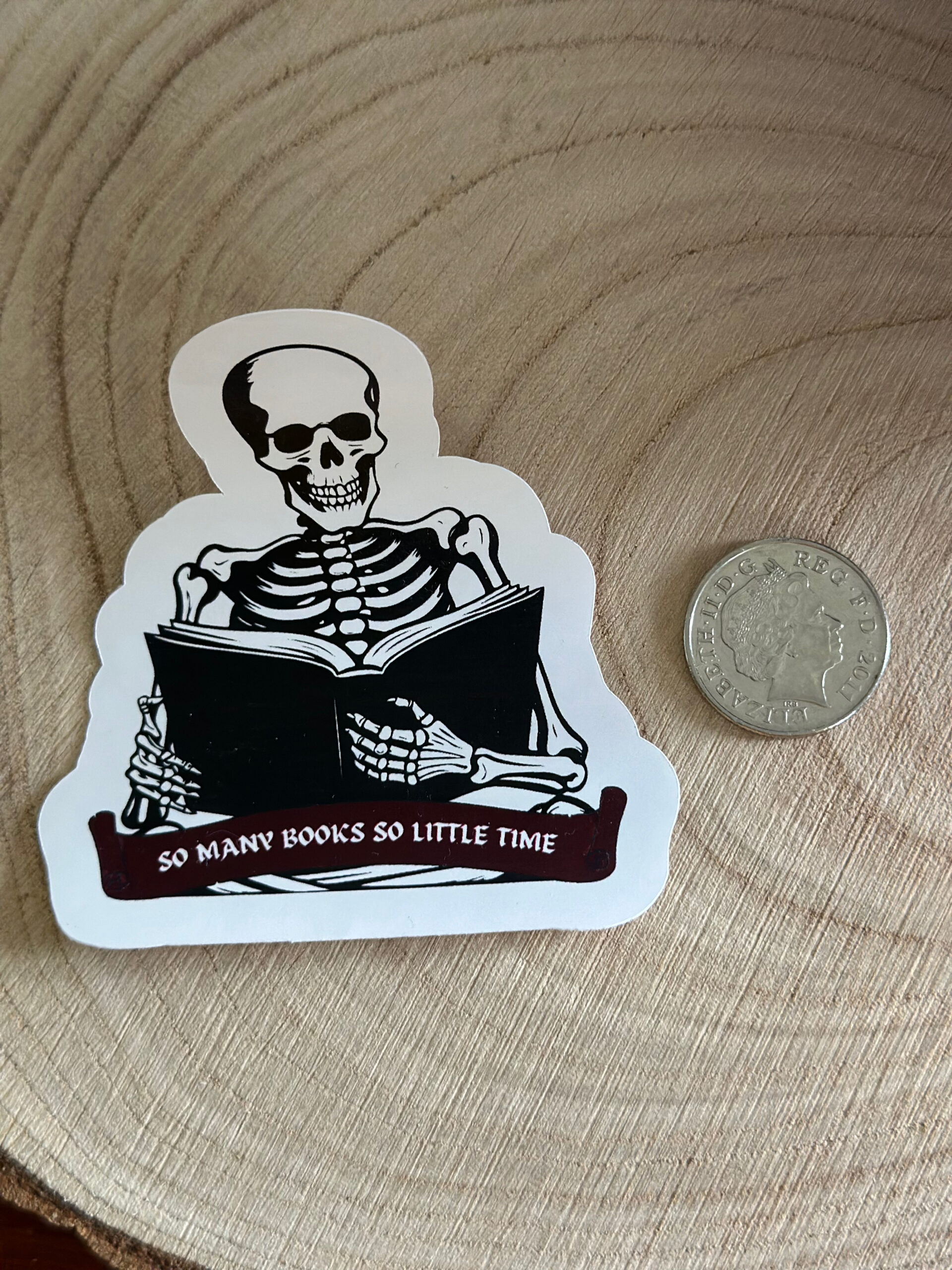 So many books so little time Book Sticker - Image 3