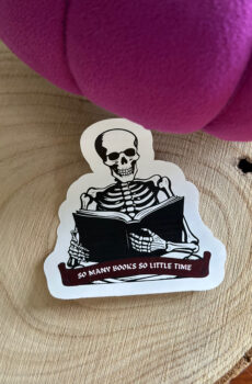 So many books so little time Book Sticker