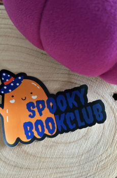 Spooky Bookclub Book Sticker