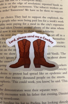 Send a cowboy Sticker
