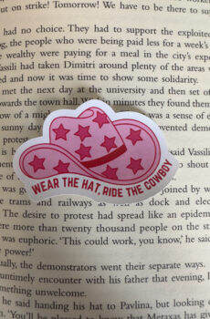 Wear the hat, ride the cowboy Sticker