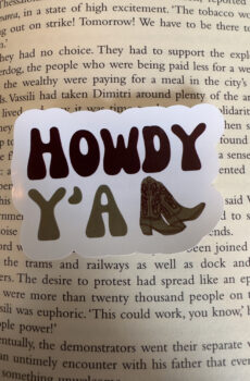 Howdy Y'all Sticker