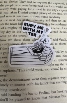 Bury me with my TBR Sticker