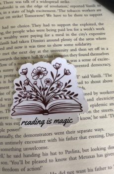 Reading is magic sticker