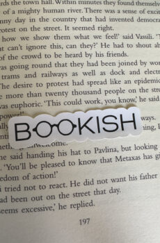 Bookish sticker