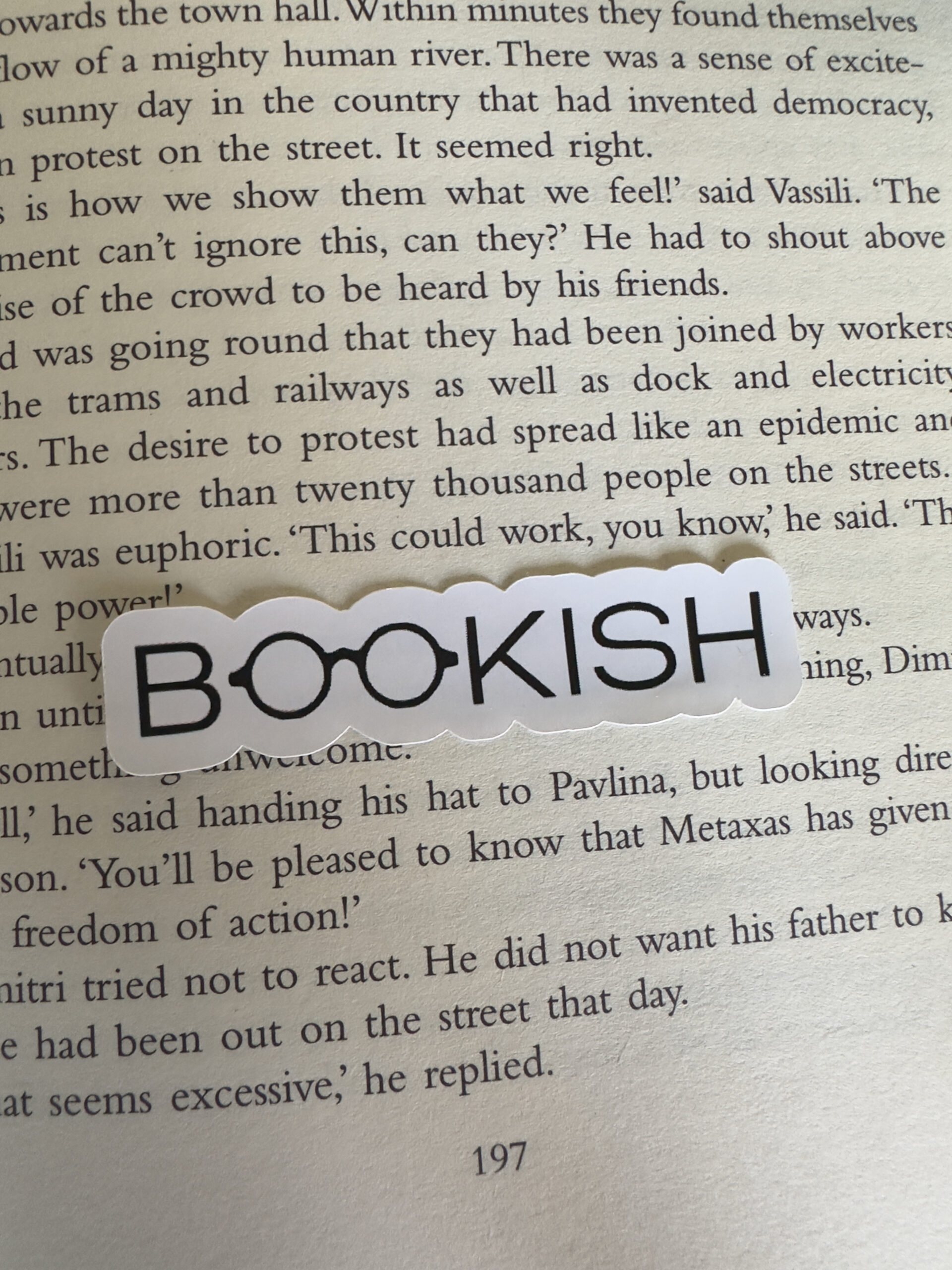Bookish sticker