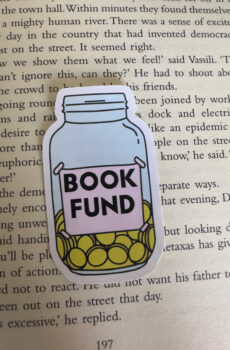 Book fund sticker