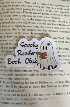 Spooky Reader Book Club Sticker