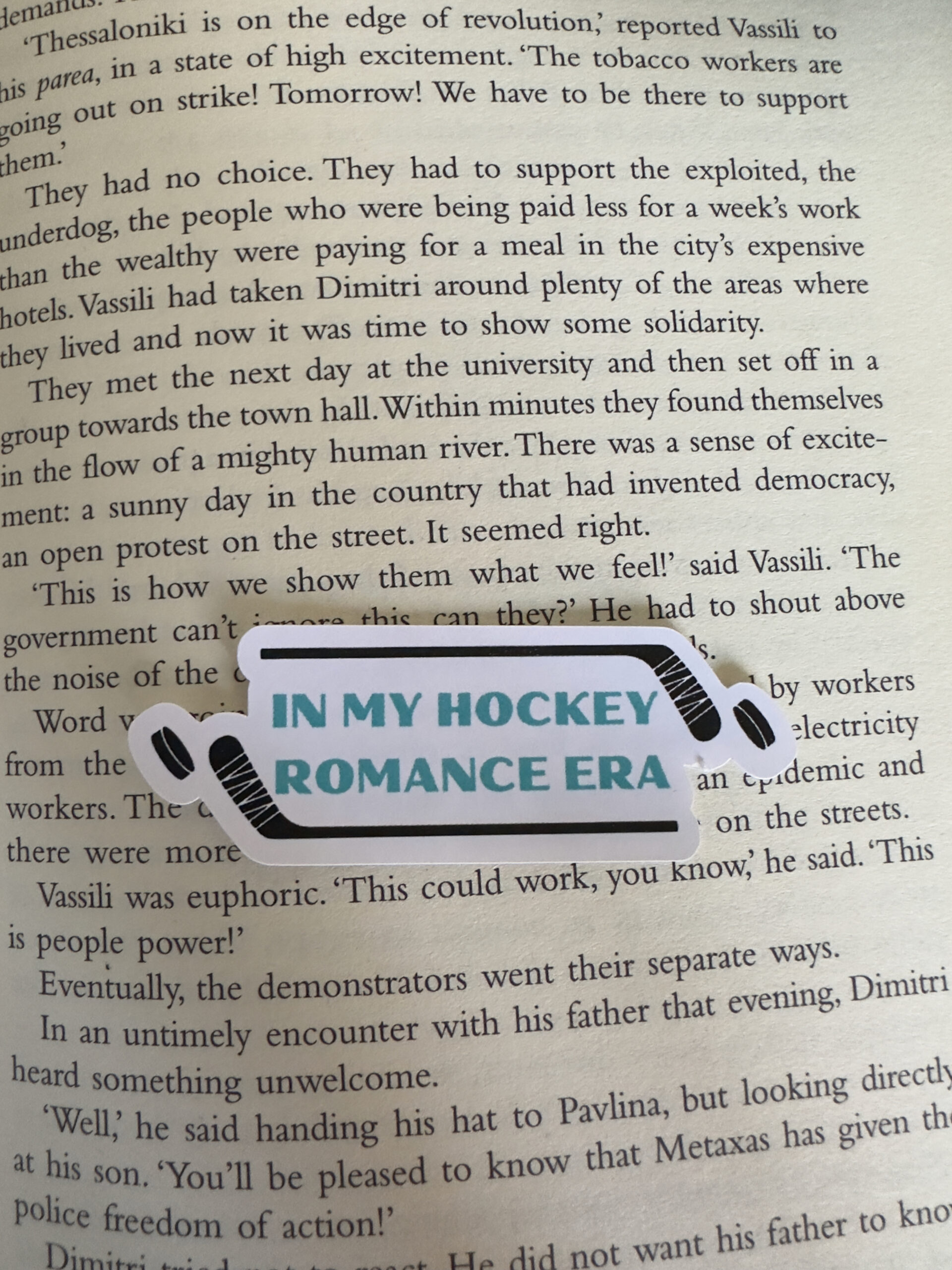 In my hockey era sticker