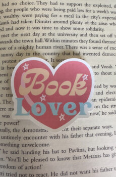 Book lover sticker