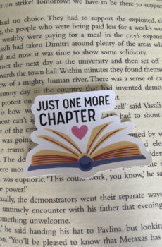 Just one more chapter sticker