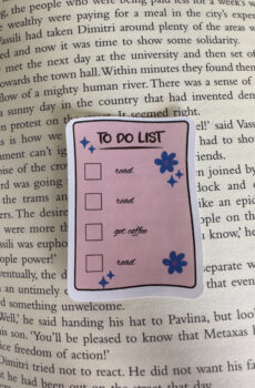 To do list sticker