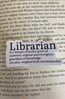 Librarian definition sticker