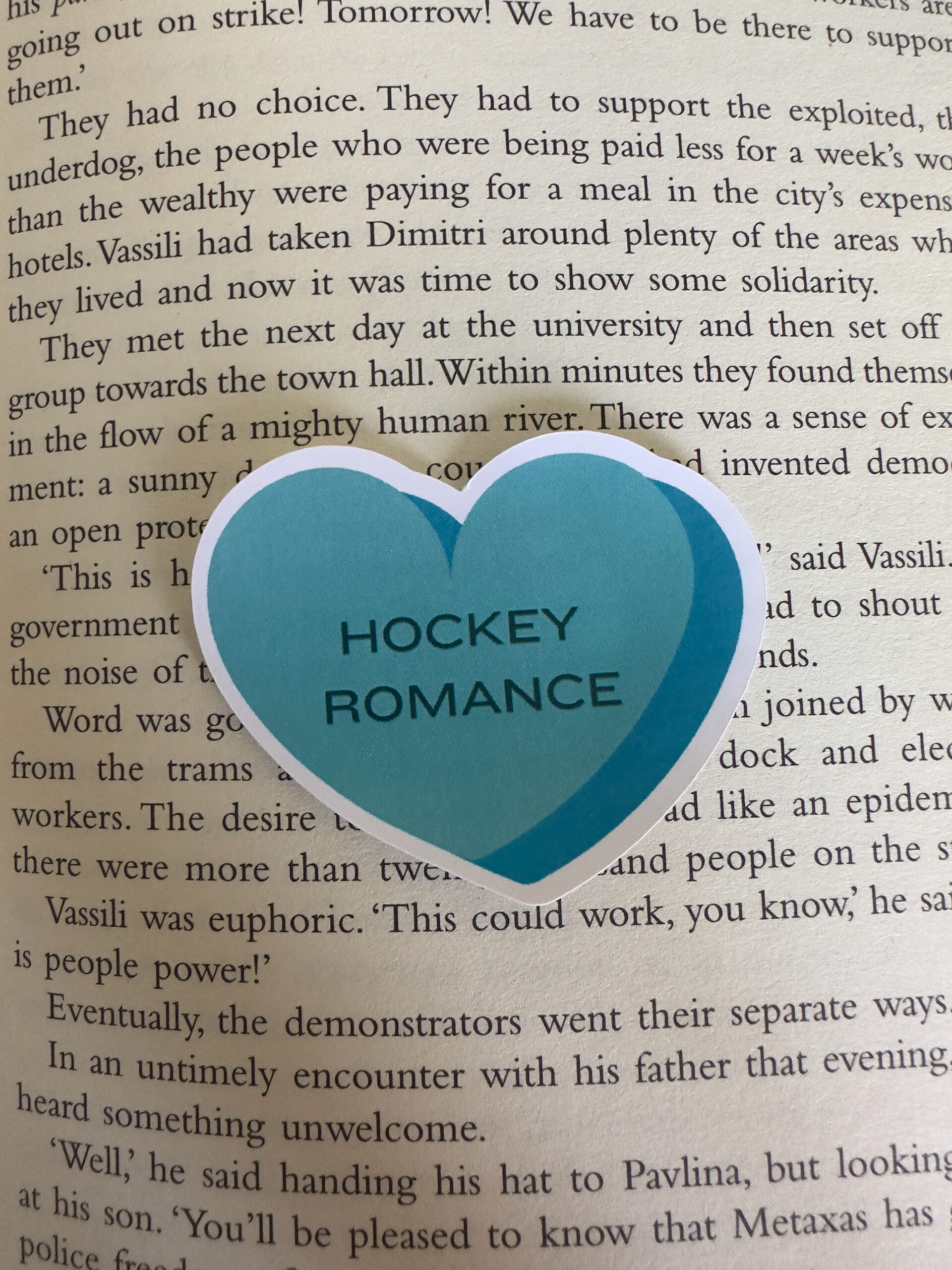 Hockey Romance Sticker