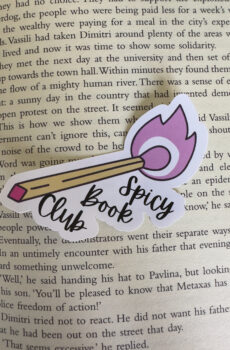 Spicy Book Club Sticker