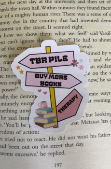 TBR Pile buy more books sticker