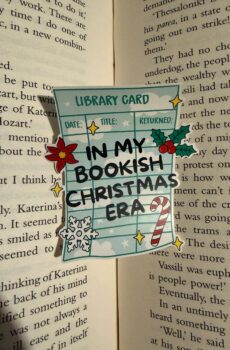 IN My Bookish Christmas Era Sticker