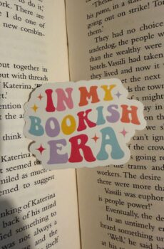 In my bookish era Sticker