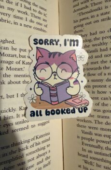 Sorry I'm all booked up Sticker