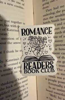 Romance Readers Book Club Sticker