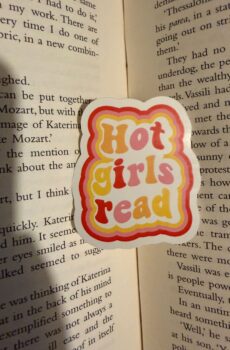 Hot Girls Read Sticker