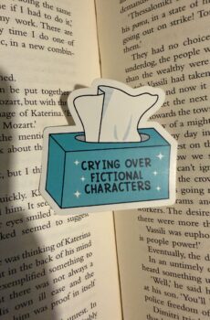 Crying over fictional characters Sticker