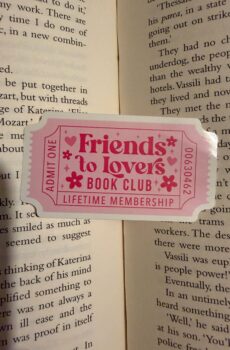 Friends to lovers book club Sticker