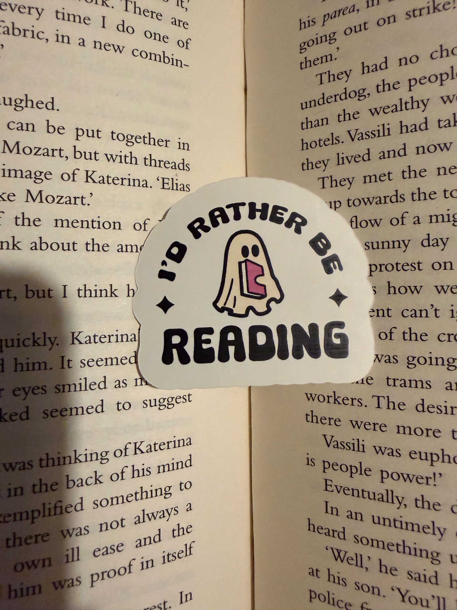 I'd rather be reading Sticker