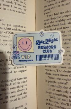 Late Night Readers Club Sticker