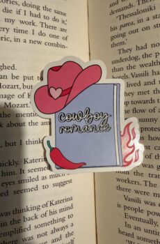 Cowboy romance Sticker