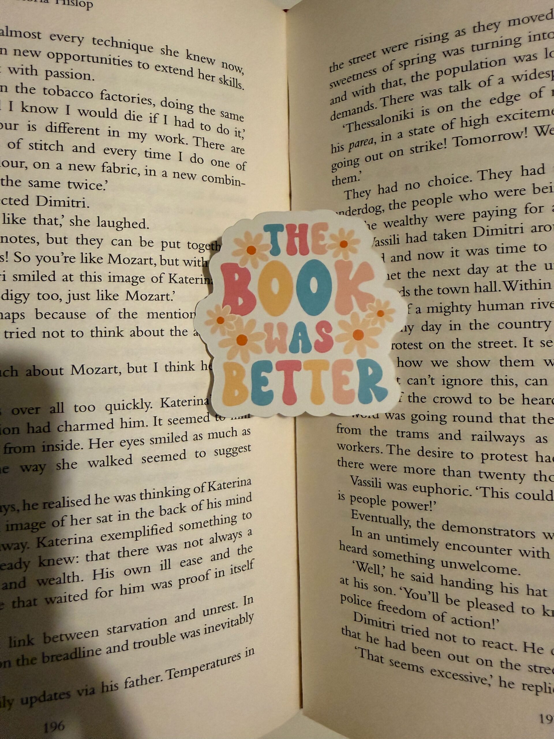 The book was better Sticker - Image 2