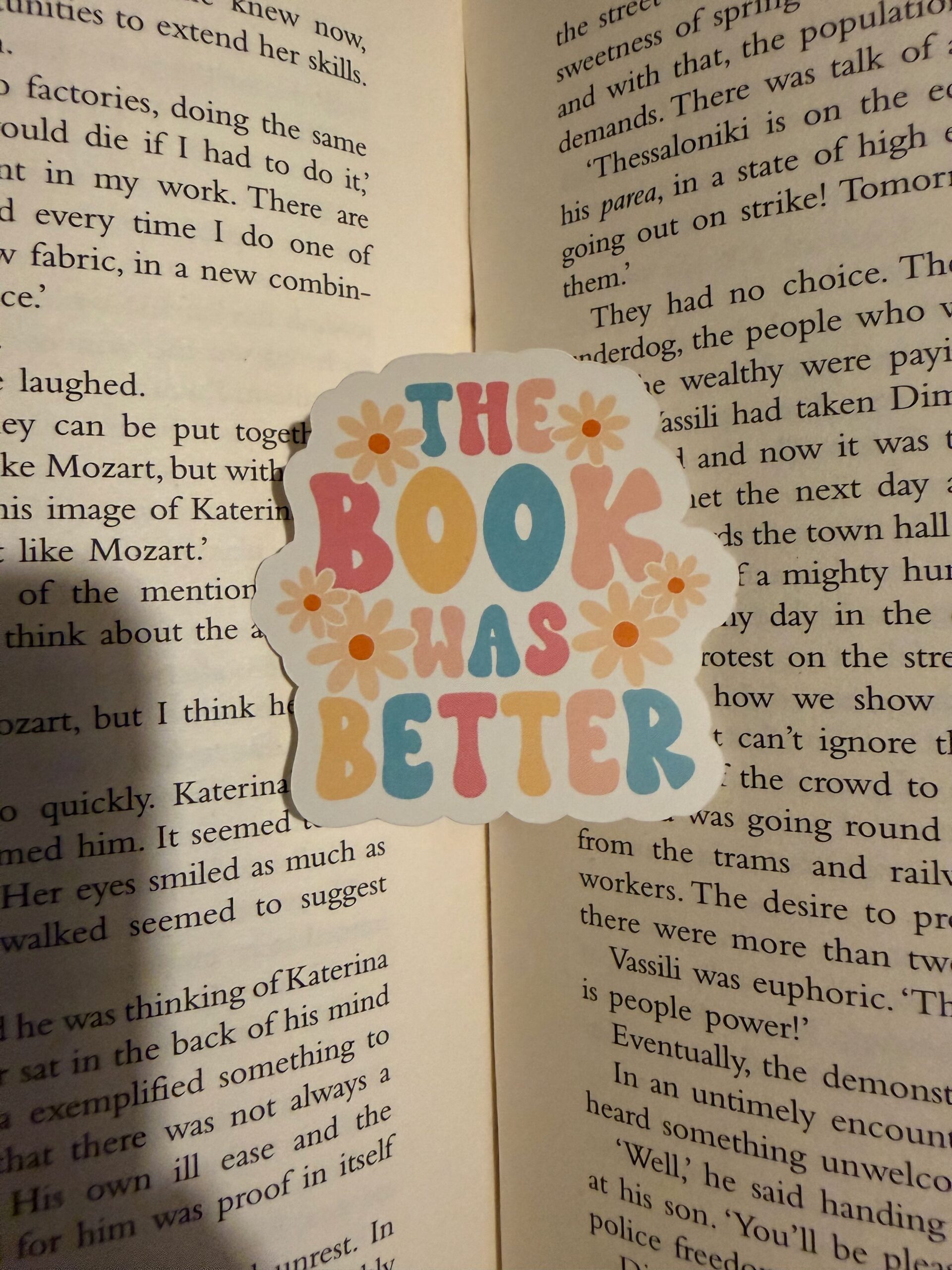 The book was better Sticker